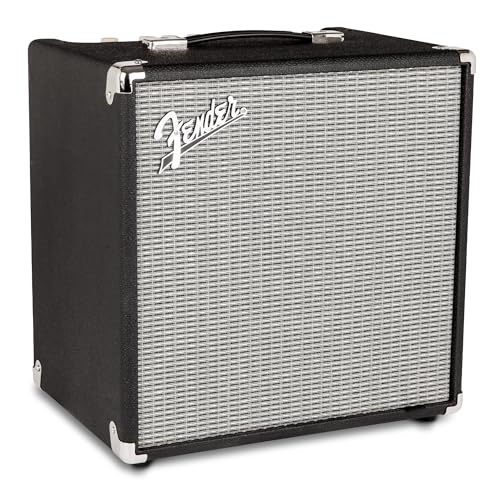 Fender Rumble 40 V3 Bass Amp for Bass Guitar, Bass Combo, 40 Watts, with 2-Year Warranty 8 Inch Speaker, with Overdrive Circuit and Mid-Scoop Contour Switch