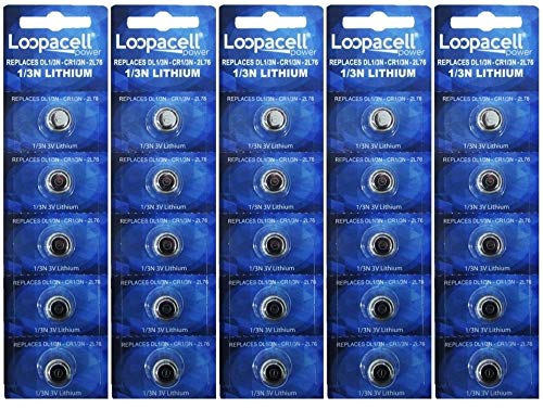 LOOPACELL 25 1/3N Battery Replacement for DL1/3N CR1/3N 3V Lithium Batteries