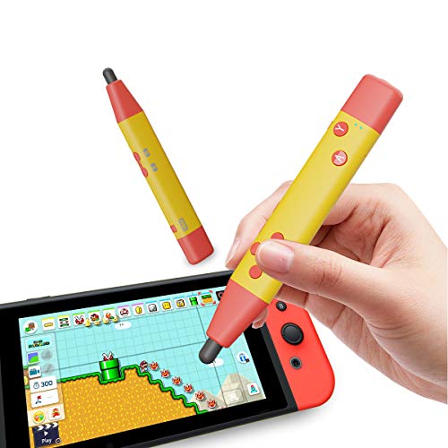 IFYOO Capacitve Stylus Touch Pen, Pen Shape Switch Game Controller for Super Mario Maker 2, Dr Kawashima's Brain Training, Touch Pen for Nintendo Switch, Switch Lite, Touch Screen Phone - [Yellow]