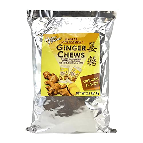 Prince of Peace 100% Natural Ginger Candy (Chews), 2.2lb/1kg