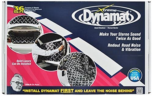 Dynamat 10455 18 x 32 x 0.067 Thick Self-Adhesive Sound Deadener with Xtreme Bulk Pack, (Set of 9) by Dynamat