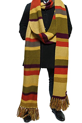 Doctor Who Scarf - 18ft Long Season 16-17 Official BBC Fourth Doctor Scarf by LOVARZI