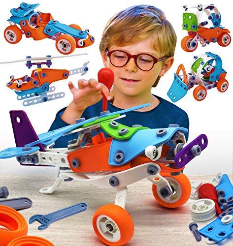 Stem Toys for 5 6 7 8 9-12 Stem Activitiy Building Toys for Kids Age 8-12 Kit Fun Educational Toys for Boys Age 6-8 8-10 Year Old Boys Toys Best Birthday Gifts Idea STEM Kit Age 4-8 5-7 Kids Toys