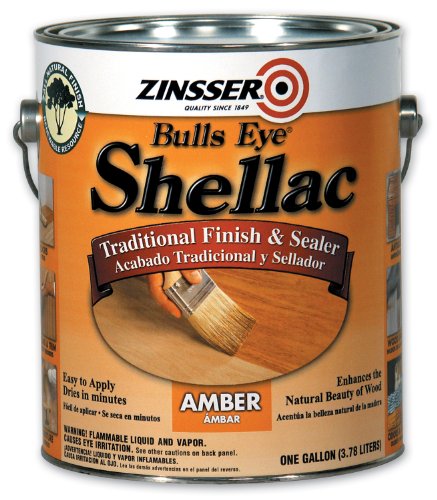 2 Pack of 1 gal Zinsser 701 Amber Zinsser, Bulls Eye 3LB Shellac