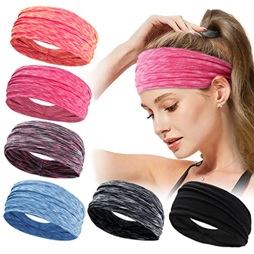 TERSE Headbands for Women Non Slip Sweatbands for Women Workout Hair Band’s for Women Athletic Hair Sports Yoga Running Moisture Wicking Head Band