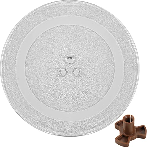 12' Microwave Replacement Turntables, Microwave Glass Plate Compatible with Whirlpool - The Exact Replacement Part of W11367904/ W10337247/ AP6892124/ W11335034/ WPW10337247 etc – Dishwasher Safe