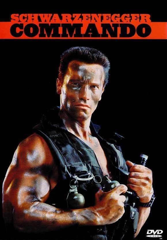 CARTEL 571297 COMMANDO Movie Arnold Schwarzenegger Rae Dawn Chong Dan Hedaya DECOR WALL 16x12 PRINT POSTER