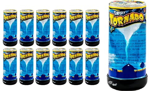 JA-RU Tornado-Maker Toy (12 Pack) Make Your Own Small Tornado. Shake, Spin and Watch. Science Kit-Weather Toys and Physics Toys for Kids. Learning Education Toys. Party Favor Birthday Gifts. 5462-12p