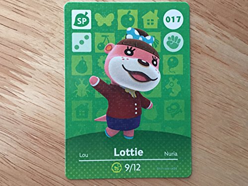 Animal Crossing Happy Home Designer Amiibo Card Lottie 017/100