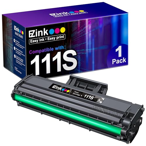 E-Z Ink (TM Compatible Toner Cartridge Replacement for Samsung 111S 111L MLT-D111S MLT-D111L to use with Xpress SL-M2020W SL-M2022W SL-M2024W SL-M2070W SL-M2070FW Printer (Black, 1 Pack)