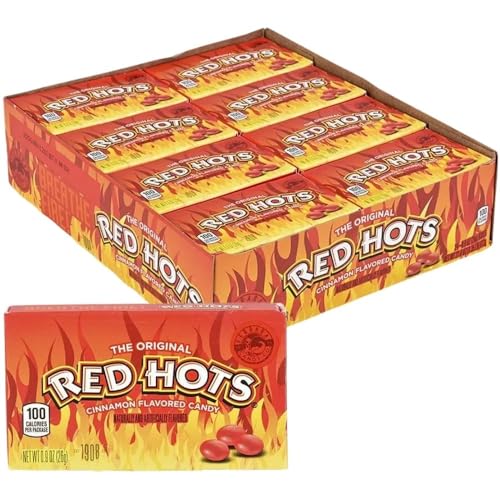 Red Hots Cinnamon Candy, 0.9 Ounce (Pack of 24)