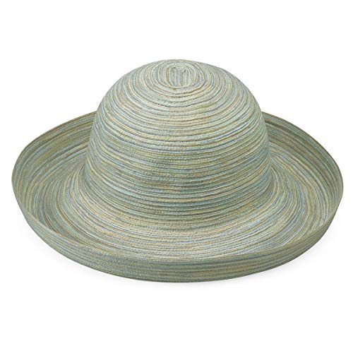 Wallaroo Hat Company – Women’s Sydney Sun Hat – UPF 30+ Sun Protection, Packable Design and Adjustable Sizing for Medium Crown Sizes – Elegant Sun Hat for Travel, Beach and Everyday (Seafoam)