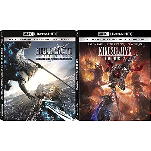 Final Fantasy VII: Advent Children Complete with Kingsglaive: Final Fantasy XV [4K Ultra HD + Blu-ray + Digital]