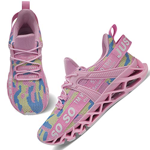 WONESION Women's Running Shoes Non Slip Athletic Tennis Sneakers Sports Walking Shoes