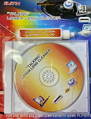 Talking Laser DVD CD Player Lens Cleaner for All CD/VCD/MP3/DVD/Game Player Xbox Playstation PS2 PS3 PS4