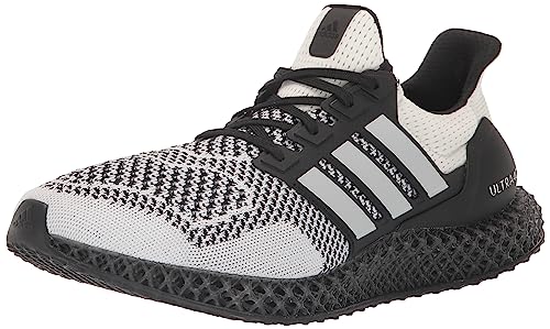 adidas Unisex Ultra 4D Sneaker, Core Black/White/White, 11 US Men