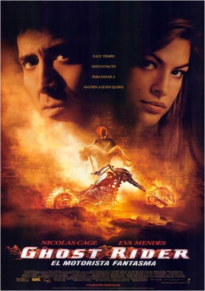 GHOST RIDER (El Motorista Fantasma) (Blu-Ray) (2007) Spanish Import, Region 2.