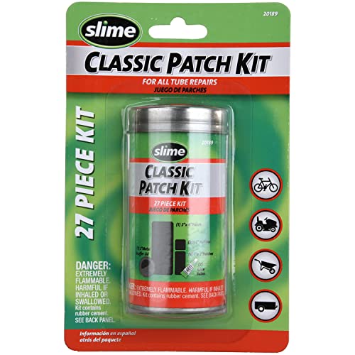 Slime 20189 Tire Repair Kit, Rubber Patches, Classic, 27 Pieces