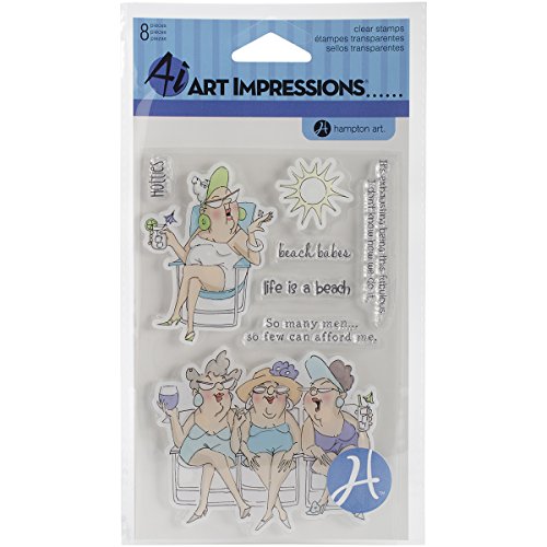 Hampton Art Art Impressions Clear Stamps, 4 by 8-Inch, More Candles