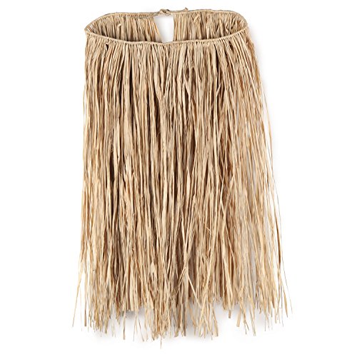 King Size Raffia Hula Skirt (natural) Party Accessory  (1 count) (1/Pkg)