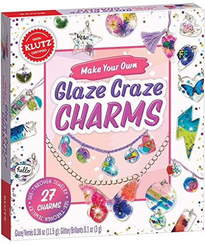 Klutz Make Your Own Glaze Craze Charms Craft Kit Medium