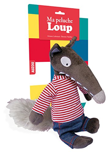 Ma peluche loup habillée - marinière et jean (Peluches) (French Edition)