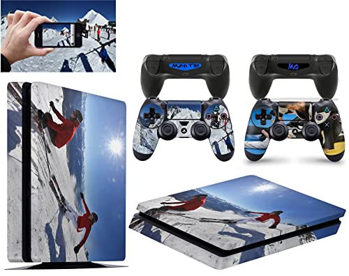 PS4 Slim Personalised Console Custom Skin Decal Vinal Sticker + 2 Controller Skins Set