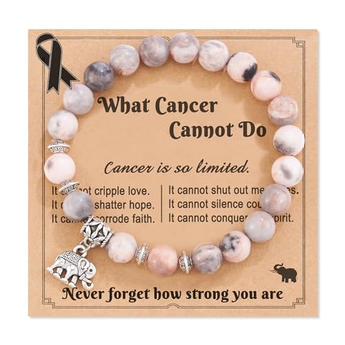HGDEER Breast Cancer Gifts for Women, Motivational Encouragement Inspirational Gift Breast Cancer Awareness Bracelets