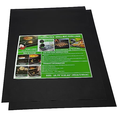 Alldrmtrue Oven Liner, Oven Liners for Bottom of Electric Oven, Oven Mat, 15.75' X 23.62', Easy to Clean Nonstick Reusable, 2 Pack