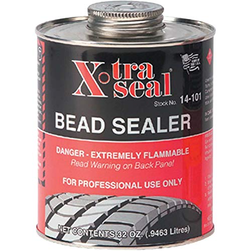 Xtra Seal Tire Bead Sealer 32 oz Black w/Brush Top Can PRO Quart