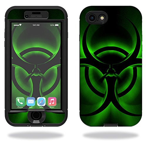 MightySkins Skin Compatible with Lifeproof Nuud iPhone SE (2020) / 7/8 Sticker wrap Cover Sticker Skins Bio Glow