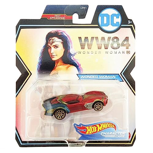 Hot Wheels Character Cars DC Wonder Woman 84 First Appearance Wonder Woman