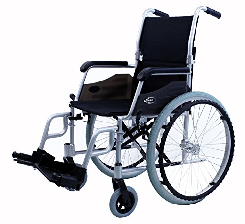 Karman LT-980-SI 24 Pound Ultra Lightweight Wheelchair, Silver,16x18x19 Inch (Pack of 1)