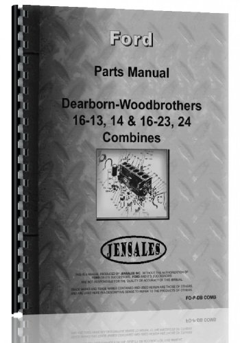 Dearborn 16-13 Combine Parts Manual