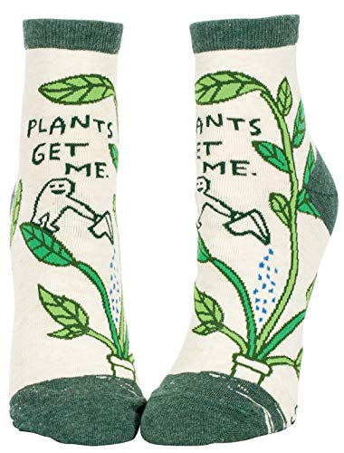 Plants Get Me Ankle Socks, Multi, 5-10