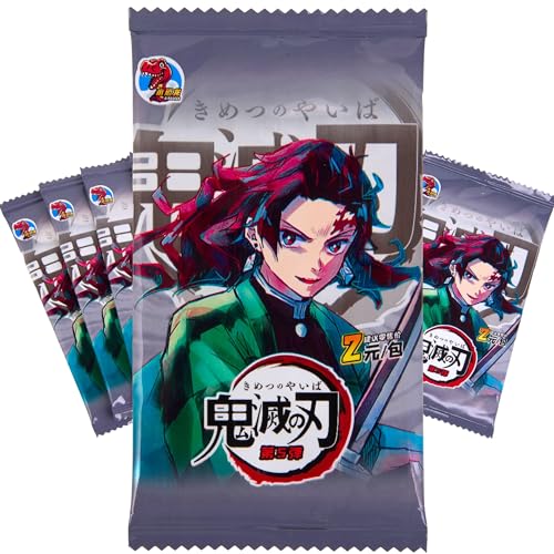 AW Anime WRLD Demon Slayer Cards Booster Packs – TCG CCG Collectable Playing/Trading Card (Blood Bath 10 Packs)