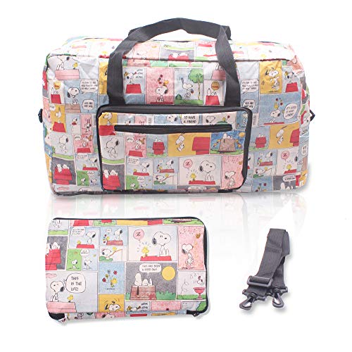 Finex Snoopy Foldable Easy-to-Carry Travel Bag for Airplanes with Adjustable Strap - Random Color