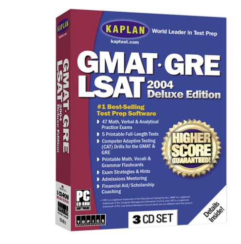 Kaplan GMAT/GRE/LSAT 2004 Deluxe Edition