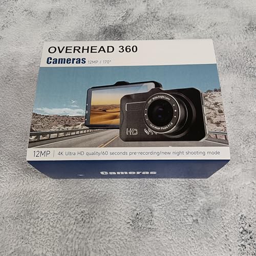 Overhead 360 Cameras Clear Stereo Audio, HD Light Correction Digital Camera Recorder