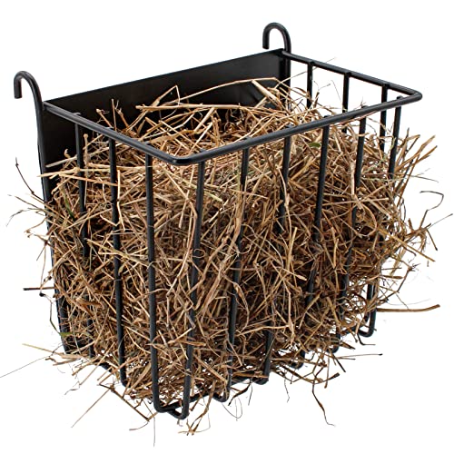 Guinea Pig Hay Feeder，Rabbit Hay Feeder with Heavy-Duty Metal Frame Hay Holder，for Bunny, Guinea Pigs,Chinchillas-6.9x4.7x6.6 inch