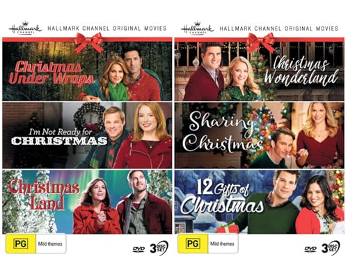 Hallmark Christmas 6 Film Collection (Christmas Under Wraps / I'm Not Reade for Christmas / Christmas Land / Christmas Wonderland / Sharing Christmas / 12 Gifts of Christmas)