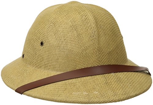 Jacobson Hat Company Men's Pith Helmet, Tan, Adult