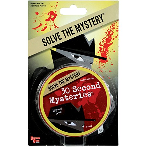 University Games Mystery, Mind and Logic - 30 Second Mysteries Red