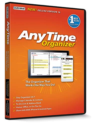AnyTime Organizer Deluxe 16 - Organize Your Calendar, To-Do’s and Contacts!