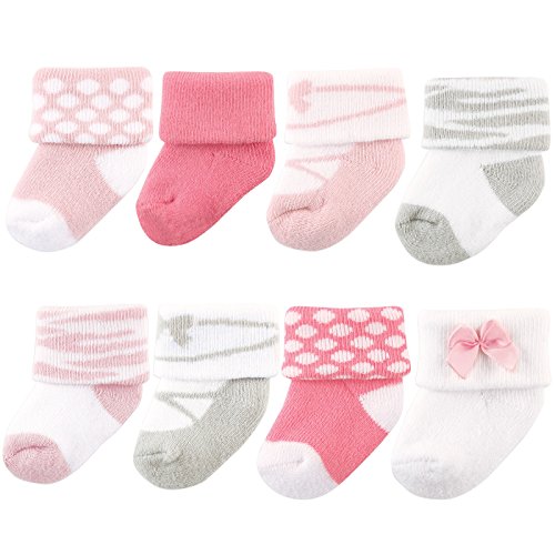 Luvable Friends baby boys Newborn and Terry Socks, Ballet, 0-6 Months US