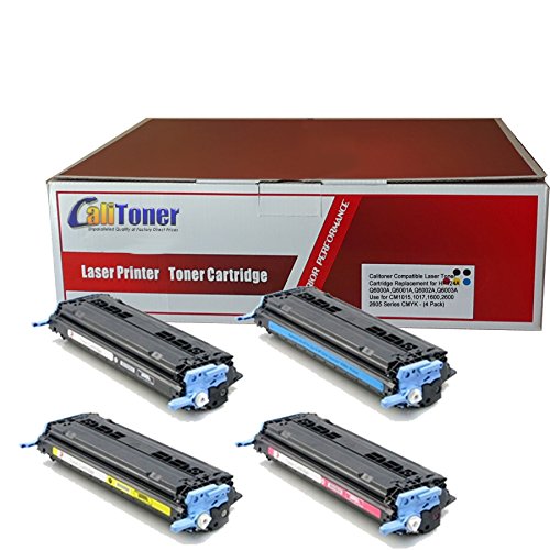 Calitoner Compatible Toner Cartridge Replacement for HP Q6000A ( Black,Cyan,Magenta,Yellow )