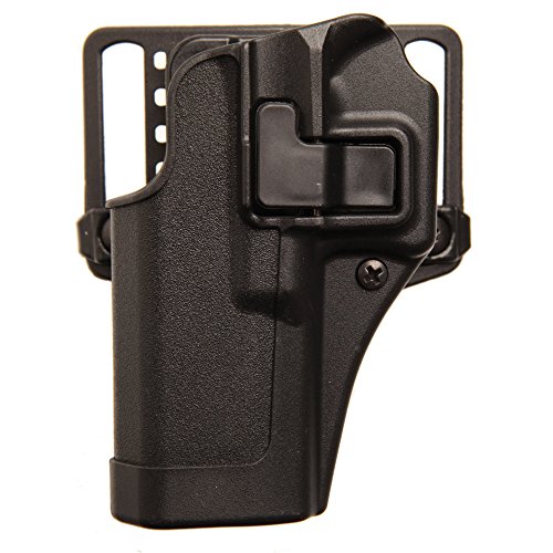 BLACKHAWK SERPA CQC Concealment Holster with Matte Finish, Black, Size 10