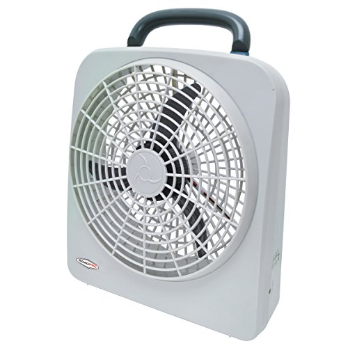 RoadPro RP8000 10' Indoor/Outdoor Dual Power Fan - Battery and/or 12V