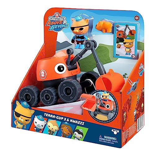 Octonauts Above & Beyond Terra Gup 3 and Kwazii Deluxe Toy Vehicle & Figure Set. Recreate Missions. Includes 2.8' Kwazii Character Figure and Pikas Creature Figure