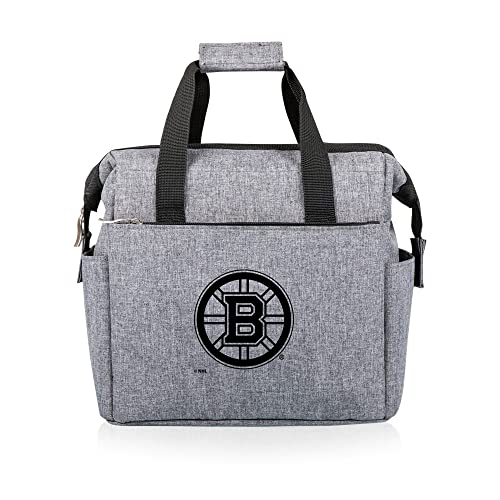 PICNIC TIME NHL Boston Bruins On The Go Lunch Bag - Soft Cooler Lunch Box - Insulated Lunch Bag